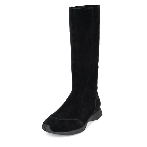 Jeffrey Campbell Endurance Black Suede Flat boots women's size 9.5 NEW $325 - Picture 2 of 8